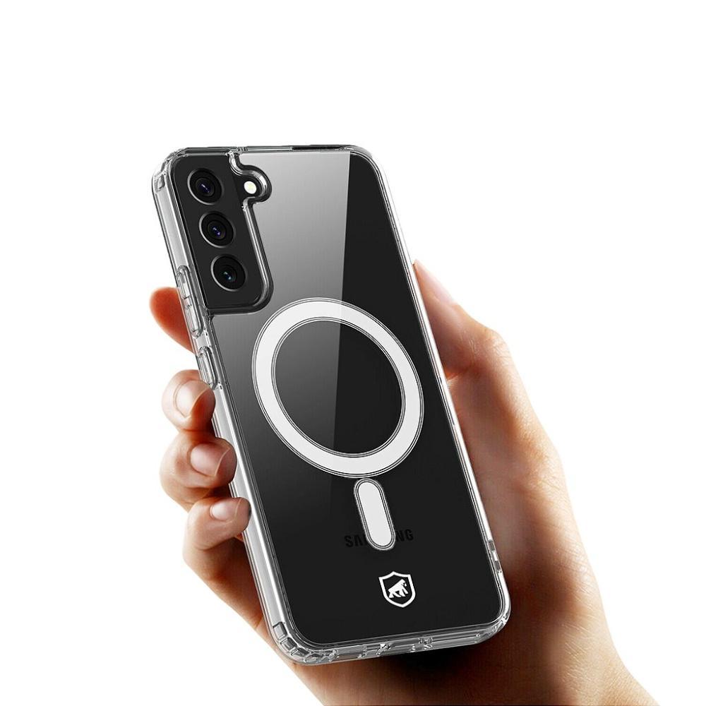 Capa case capinha Magsafe e Pelicula Dual Glass Galaxy S22 Plus - Gshield - 4