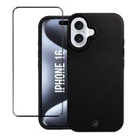 Kit Capa case capinha Silicon Premium e Película Defender Glass para iPhone 16 - Gshield - 1