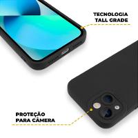 Capa para iPhone 13 - Preta - Silicon Cloud - Gshield