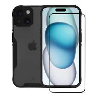 Kit Capa case capinha Dual Shock Sense e Pelicula Ultra Glass para iPhone 15 - Gshield - 1