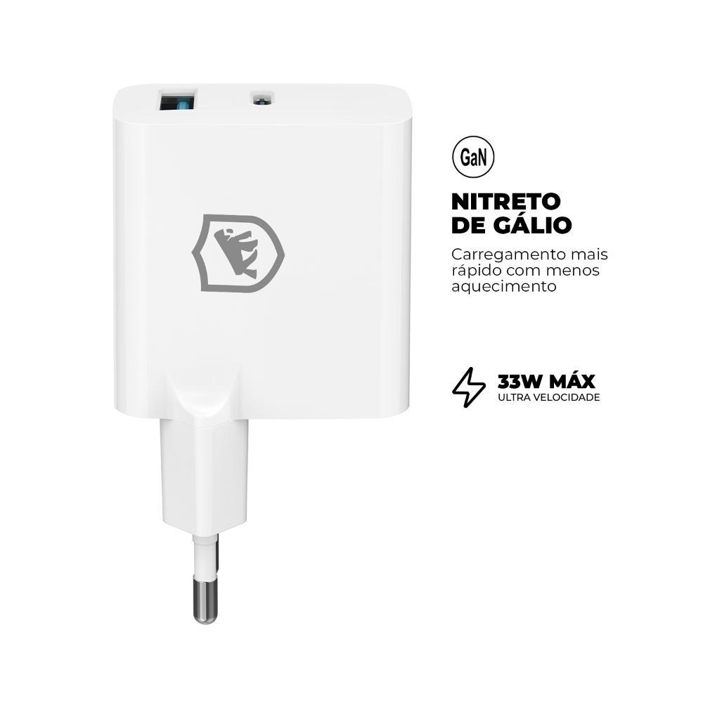 Carregador de Parede Turbo Delivery QC 4.0 33w - 4
