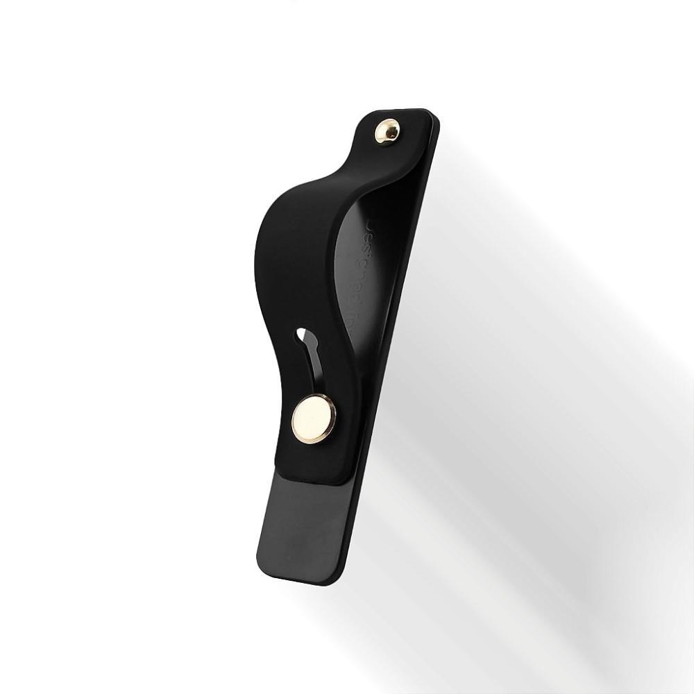 Kit Capa Silicon Veloz para Motorola Moto Edge 50 Pro + Ring Socket + Cordão - Preto - Gshield - 6