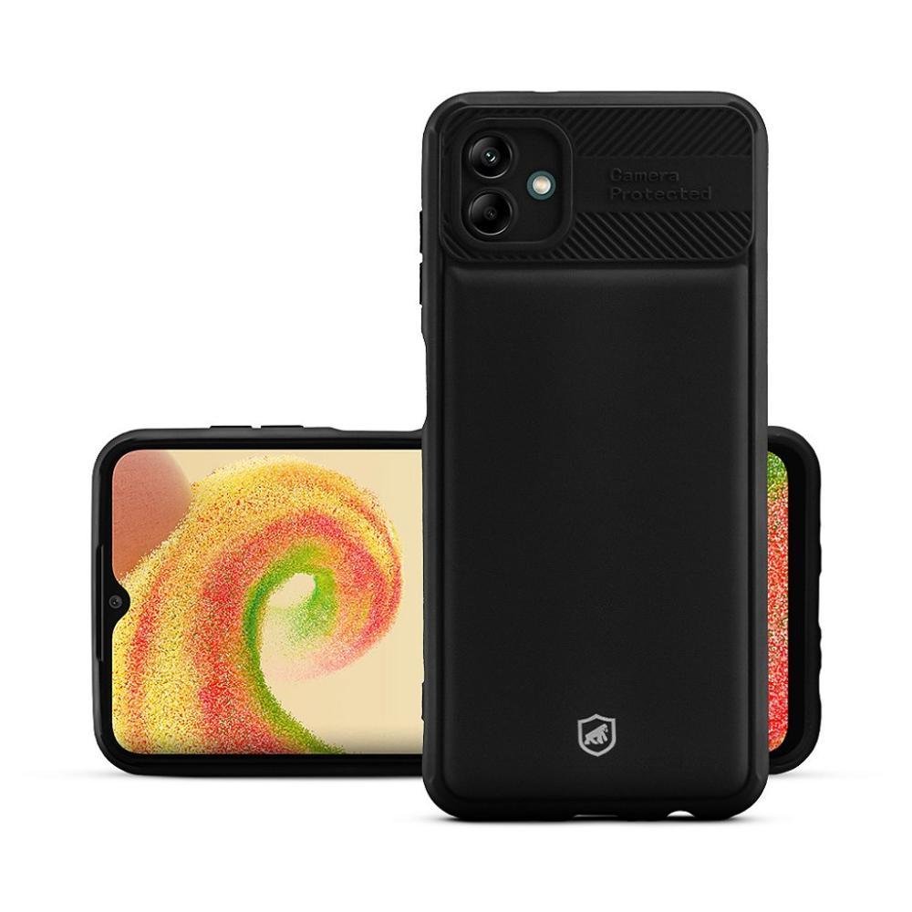 Capa para Samsung Galaxy A04 - Symetric Preta - Gshield - 1