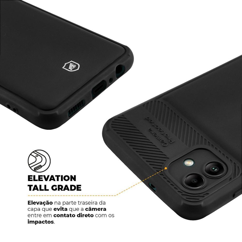 Capa para Samsung Galaxy A04 - Symetric Preta - Gshield - 3