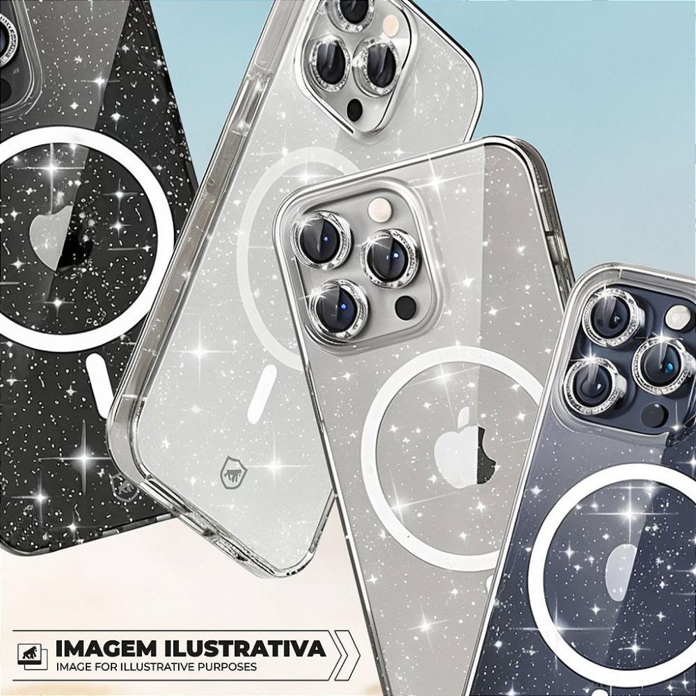 Capa case capinha para iPhone 15 Pro Max - MagSafe Glitter - Gshield - 4