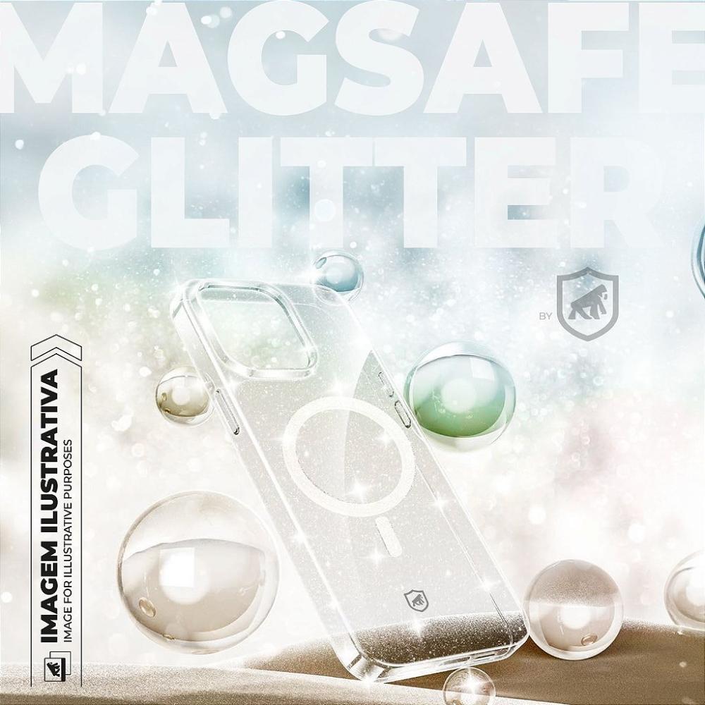 Capa case capinha para iPhone 15 Pro Max - MagSafe Glitter - Gshield - 7