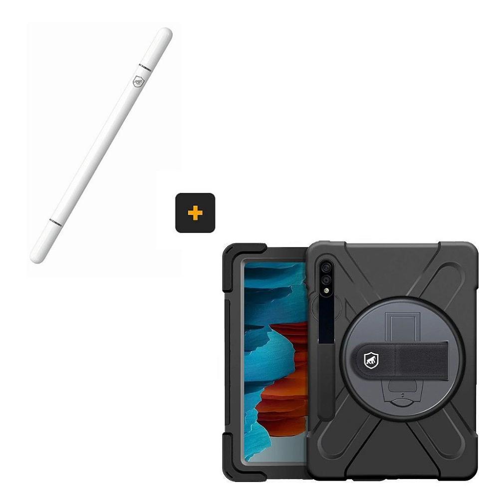 Kit Capa case capinha Phantom e Caneta Dinamic para Samsung Galaxy Tab S7 / S8 - Gshield - 1