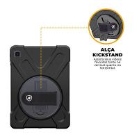 Kit Capa case capinha Phantom e Caneta Dinamic para Samsung Galaxy Tab A7 Lite - Gshield - 9