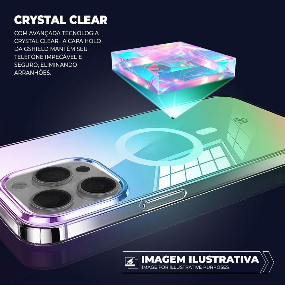 Kit Capa Magsafe Holo + Película Hydrogel Gamer Fosca para iPhone 15 Pro - Gshield - 2