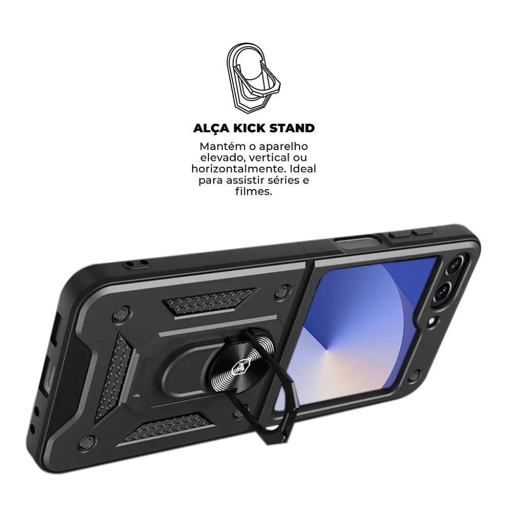 Kit Capa case capinha Dinamic Cam e Película Hydrogel HD para Samsung Galaxy Z Flip 6 - Gshield - 4