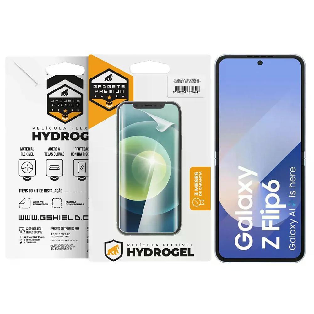 Kit Capa case capinha Dinamic Cam e Película Hydrogel HD para Samsung Galaxy Z Flip 6 - Gshield - 6