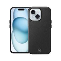 Capa para iPhone 15 - Couro Dual Magsafe - Preta - Gshield - 1