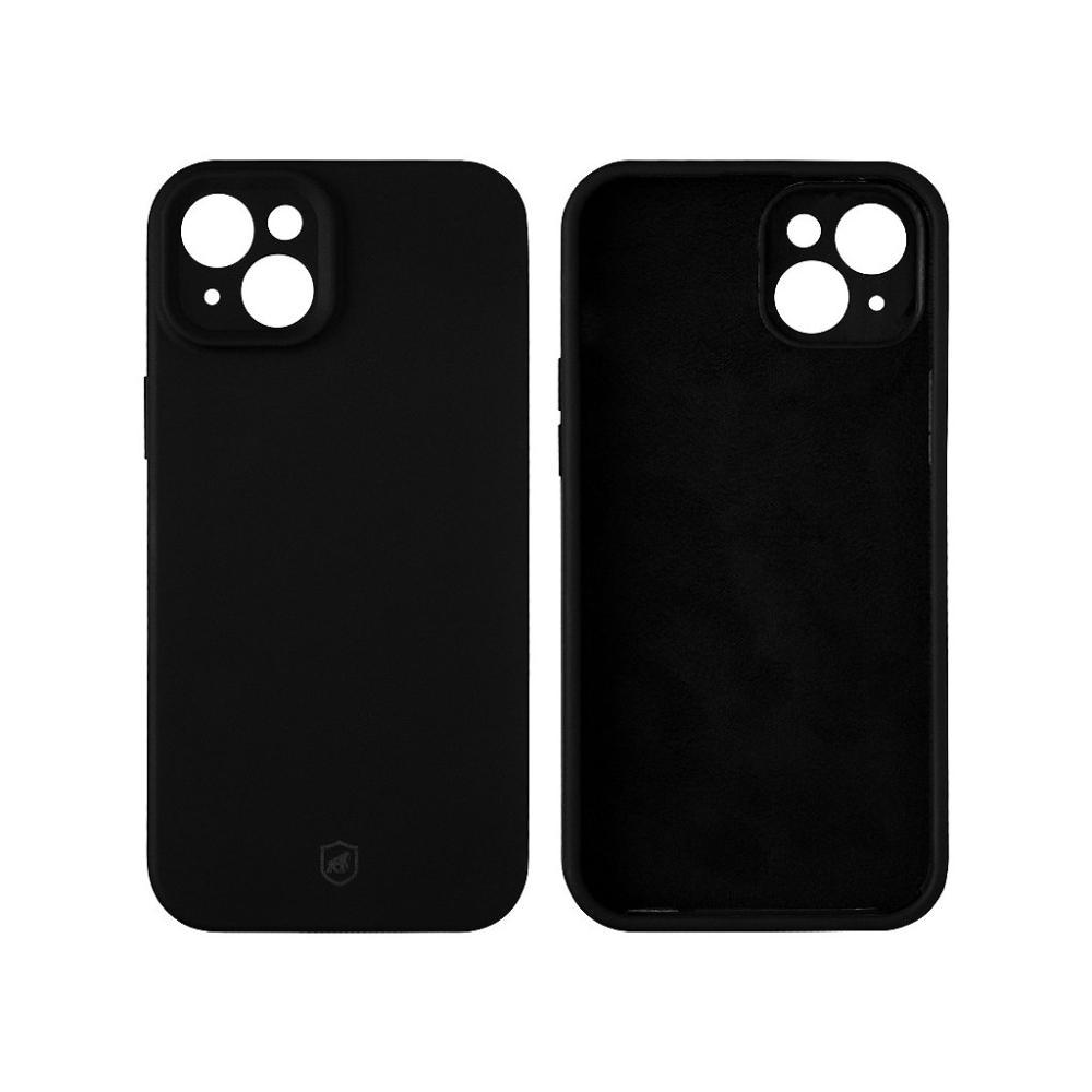 Capa case capinha para iPhone 15 Plus - Silicon Premium Preta - Gshield - 5