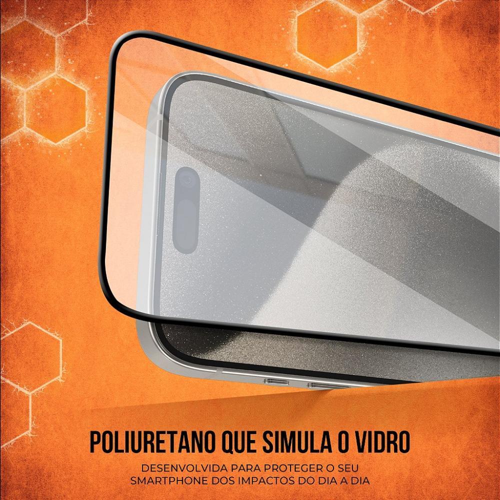 Película para iPhone 16 - Coverage 5D Pro Preta - Gshield - 2