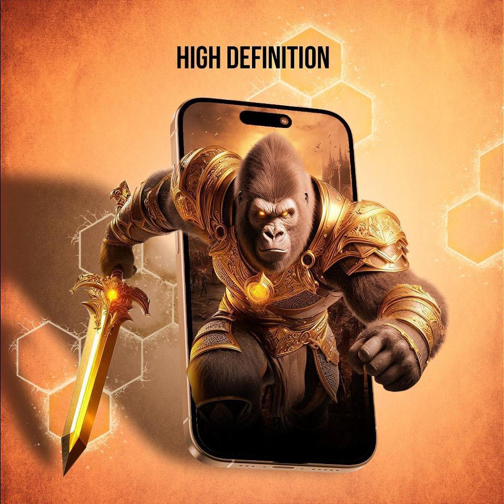 Película para iPhone 16 - Coverage 5D Pro Preta - Gshield - 5