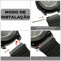 Pulseira para Apple Watch Ballistic 49MM - Preta - Gshield - 6