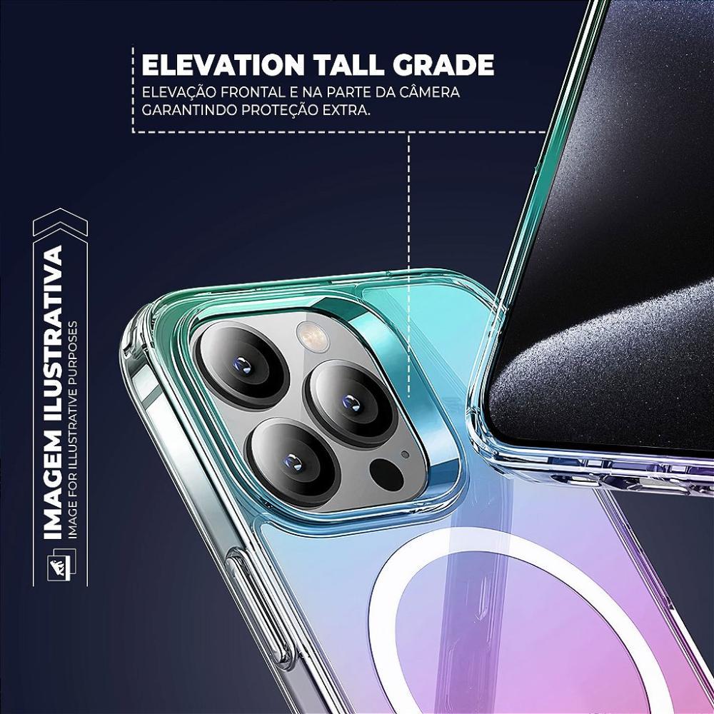 Kit Capa Magsafe Holo + Película Hydrogel Gamer Fosca para iPhone 15 Pro Max - Gshield - 3