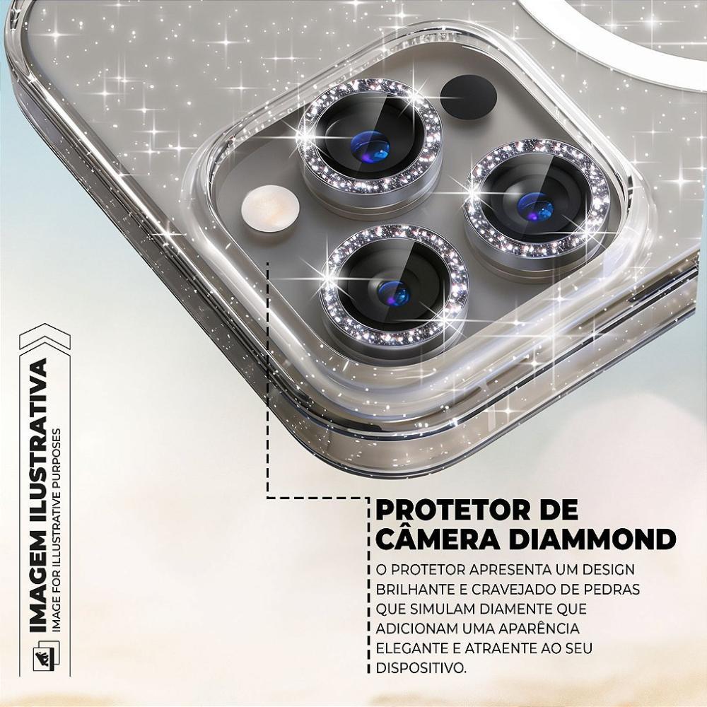 Capa case capinha para iPhone 13 - MagSafe Glitter - Gshield - 2