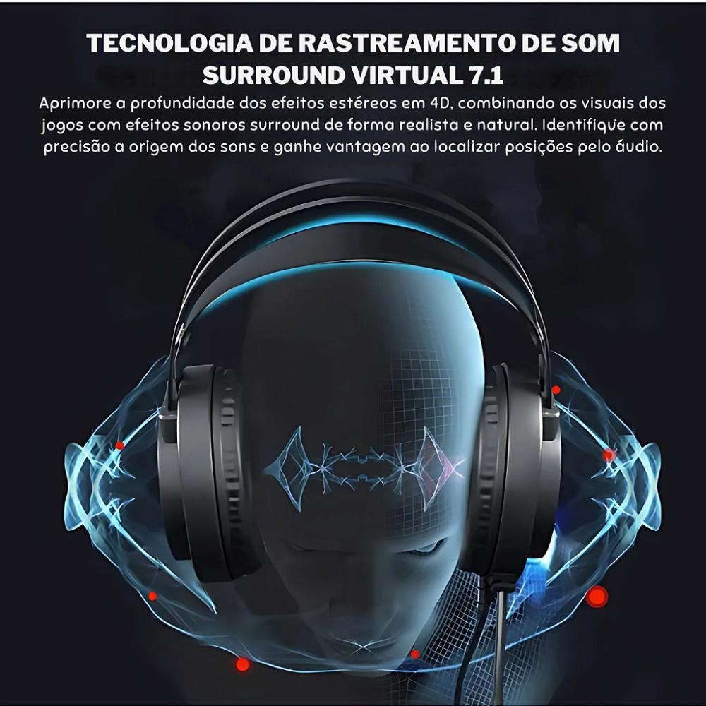 Headset 7.1 Sound - HP - 4