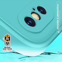 Capa case capinha para Motorola Moto Edge 50 Pro - Silicon Veloz - Verde Água - Gshield - 3