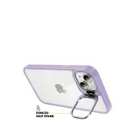 Kit Capa case capinha Gravity Lilás e Película Ultra Safe para iPhone 15 - Gshield - 6