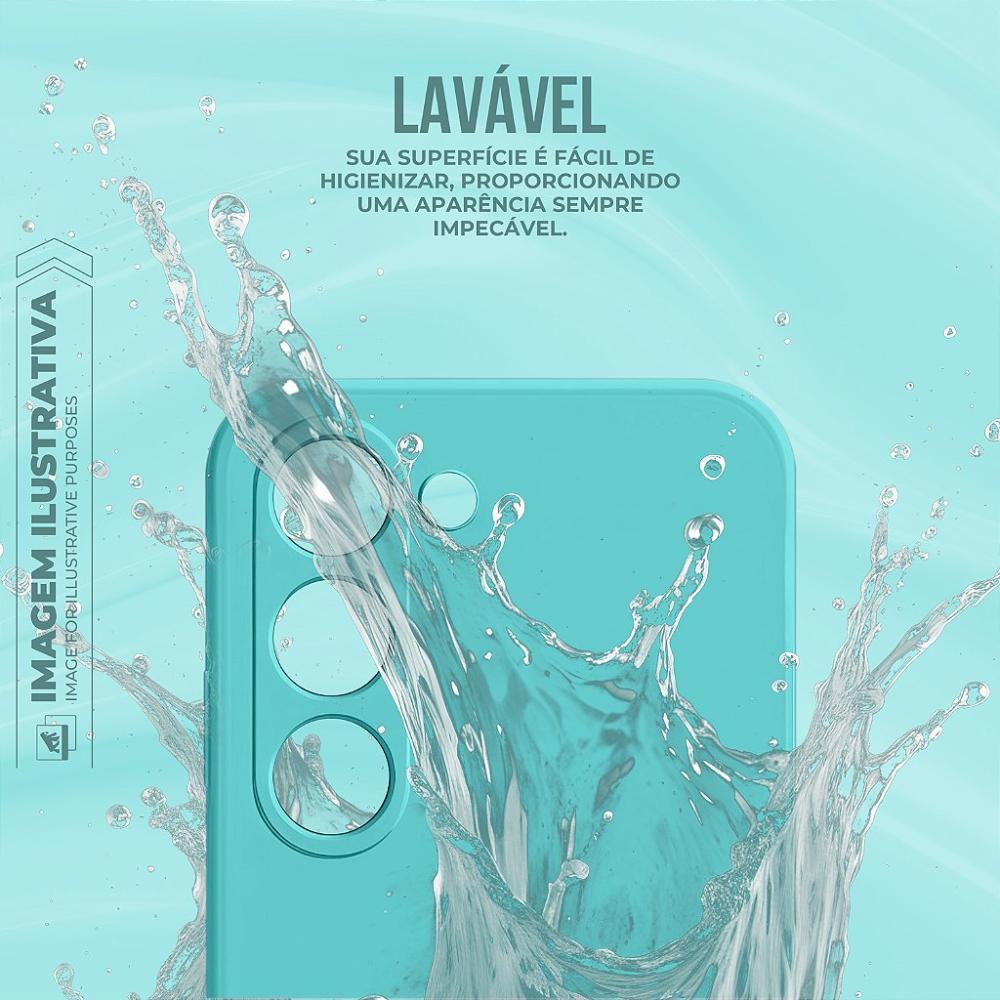 Capa case capinha para Samsung Galaxy A05 - Silicon Veloz - Verde Água - Gshield - 5