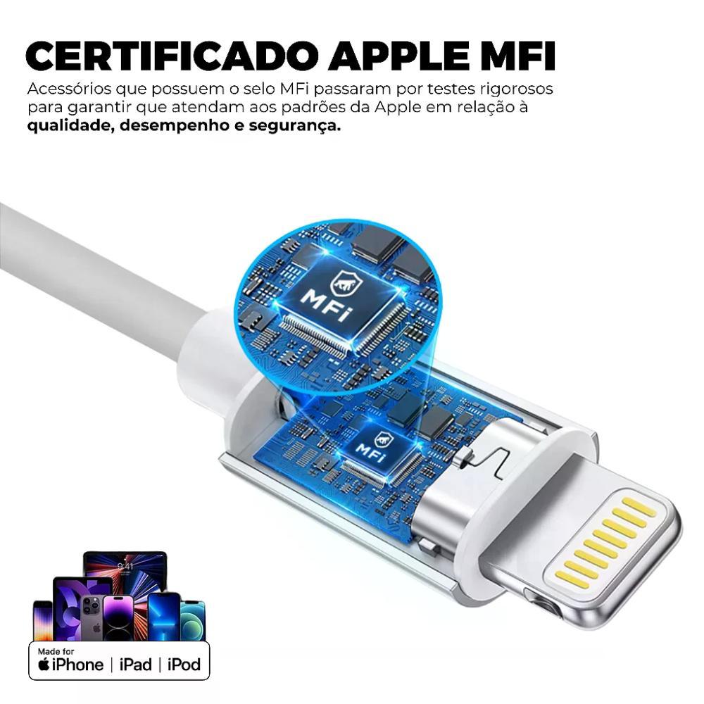 Cabo Dual Shock Lightning / USB A - Preto - 1,2m - no Atacado - Caixa Fechada 10 Unidades - Gshield - 10