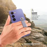 Kit Capa Silicon Veloz para Samsung Galaxy A14 + Ring Socket + Cordão - Lilás - Gshield - 6