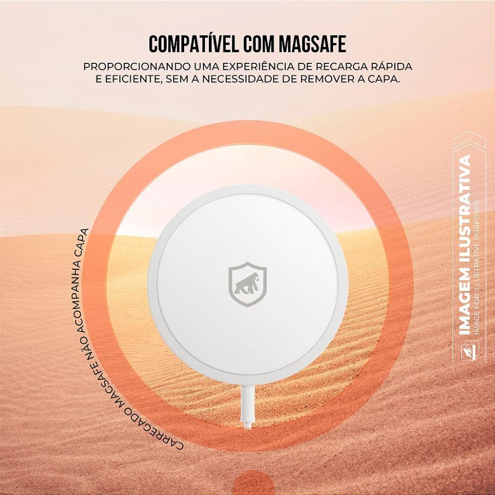 Capa case para iPhone 16 - MagSafe Titanium Desert - Gshield - 4