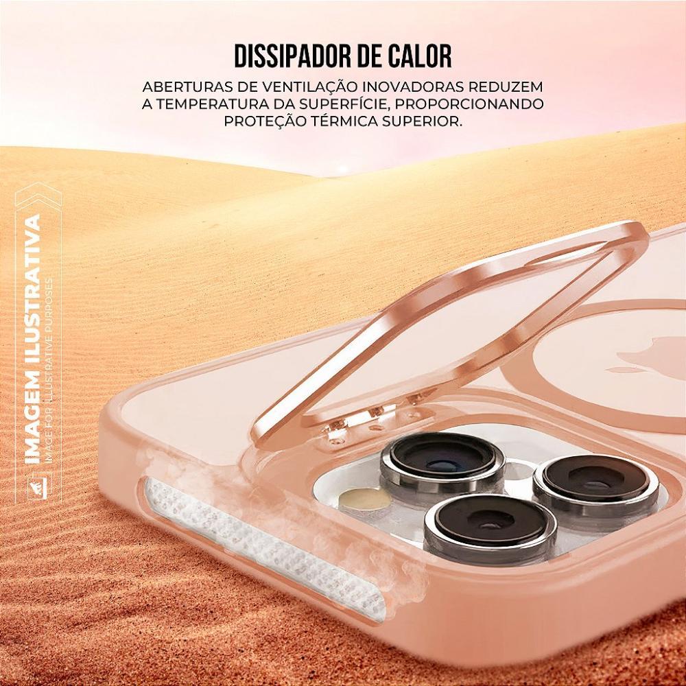 Capa case para iPhone 16 - MagSafe Titanium Desert - Gshield - 5