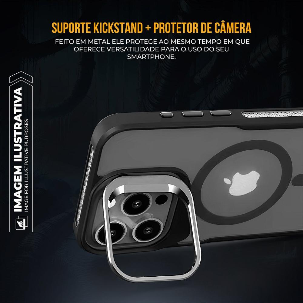 Capa para iPhone 16 - MagSafe Venom - Preta - Gshield - 4