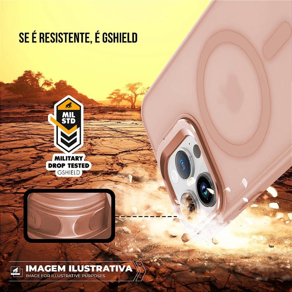 Capa case iPhone 16 Pro Max-MagSafe Titanium Desert-Gshield - 6