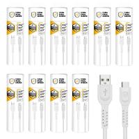 Cabo Dual Shock Tipo C / USB A - Branco - 1,2m - no Atacado - Caixa Fechada 10 Unidades - Gshield - 1