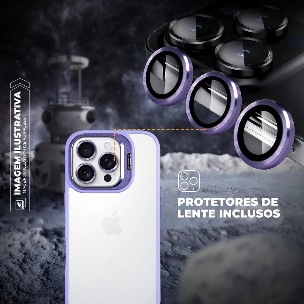 Capa case capinha para iPhone 16 Pro-Gravity Lilás - Gshield - 4