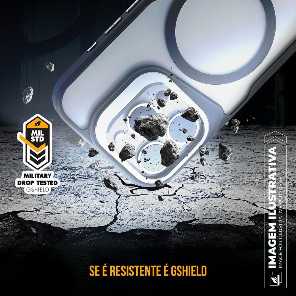 Capa case capinha para iPhone 16 Pro Max - MagSafe Venom - Cinza - Gshield - 6