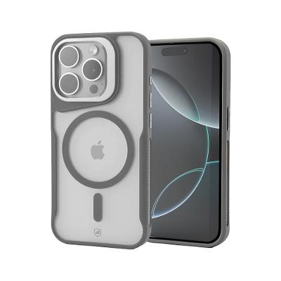 Capa case capinha para iPhone 16 Pro Max - MagSafe Venom - Cinza - Gshield