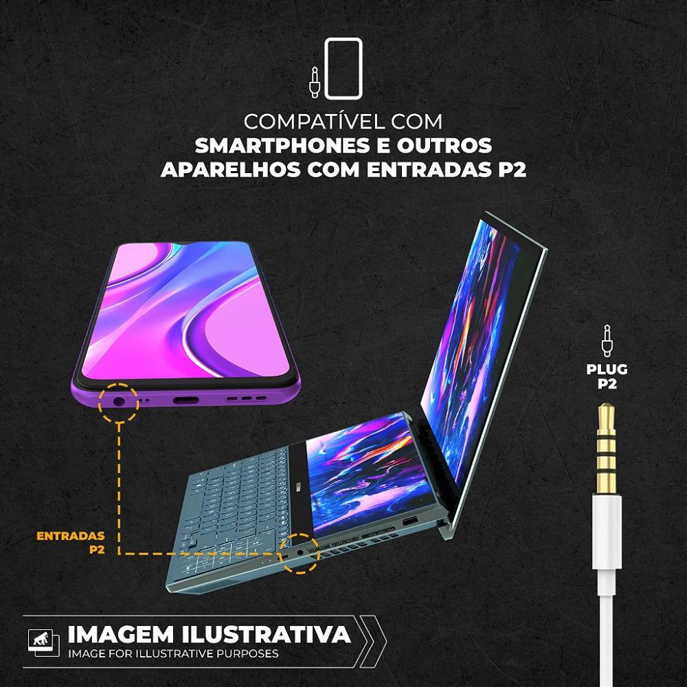 Fone de Ouvido Dual Air P2/P3 3.5MM - Gshield - 5