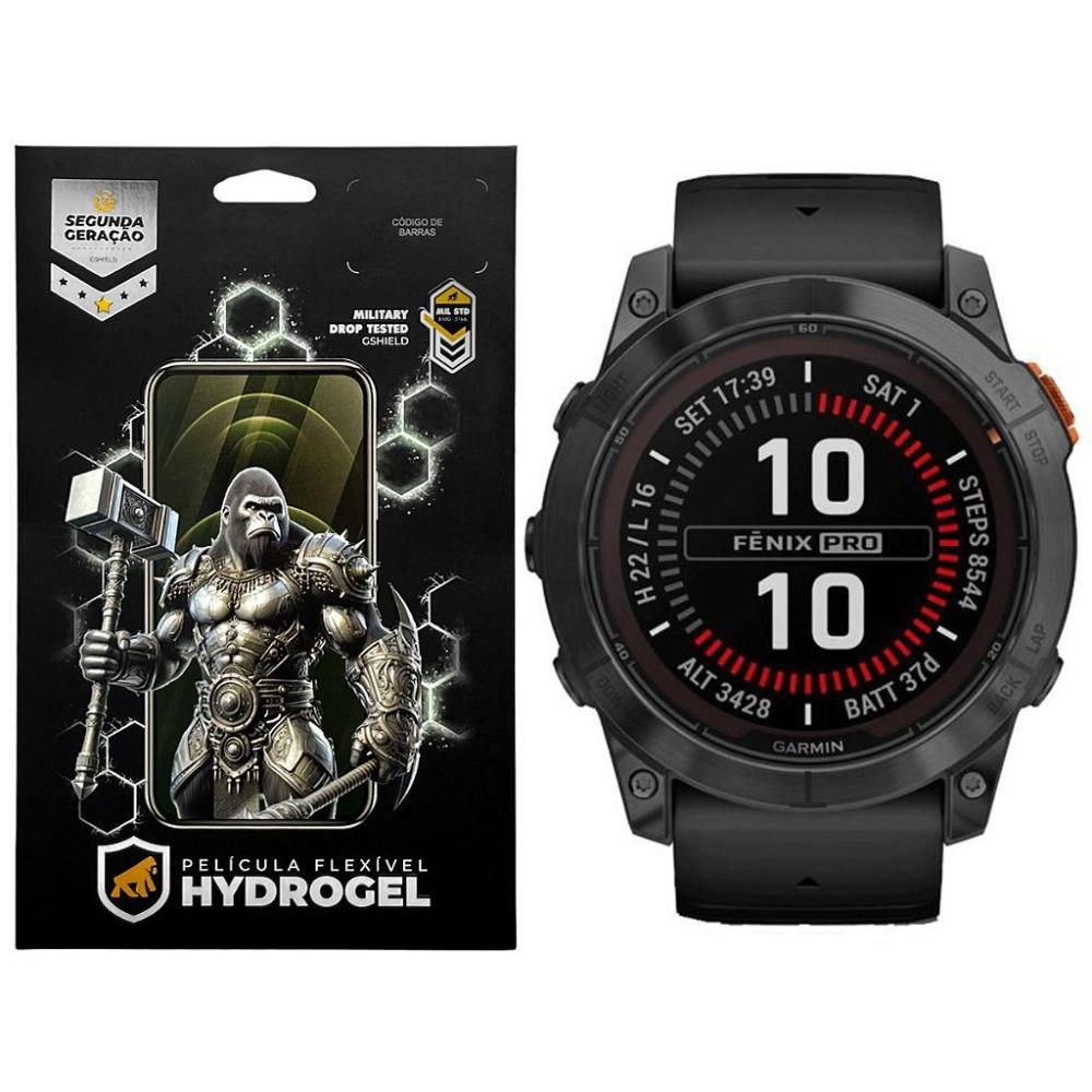 Película para Garmin Fênix 7X - Hydrogel HD - Gshield - 1