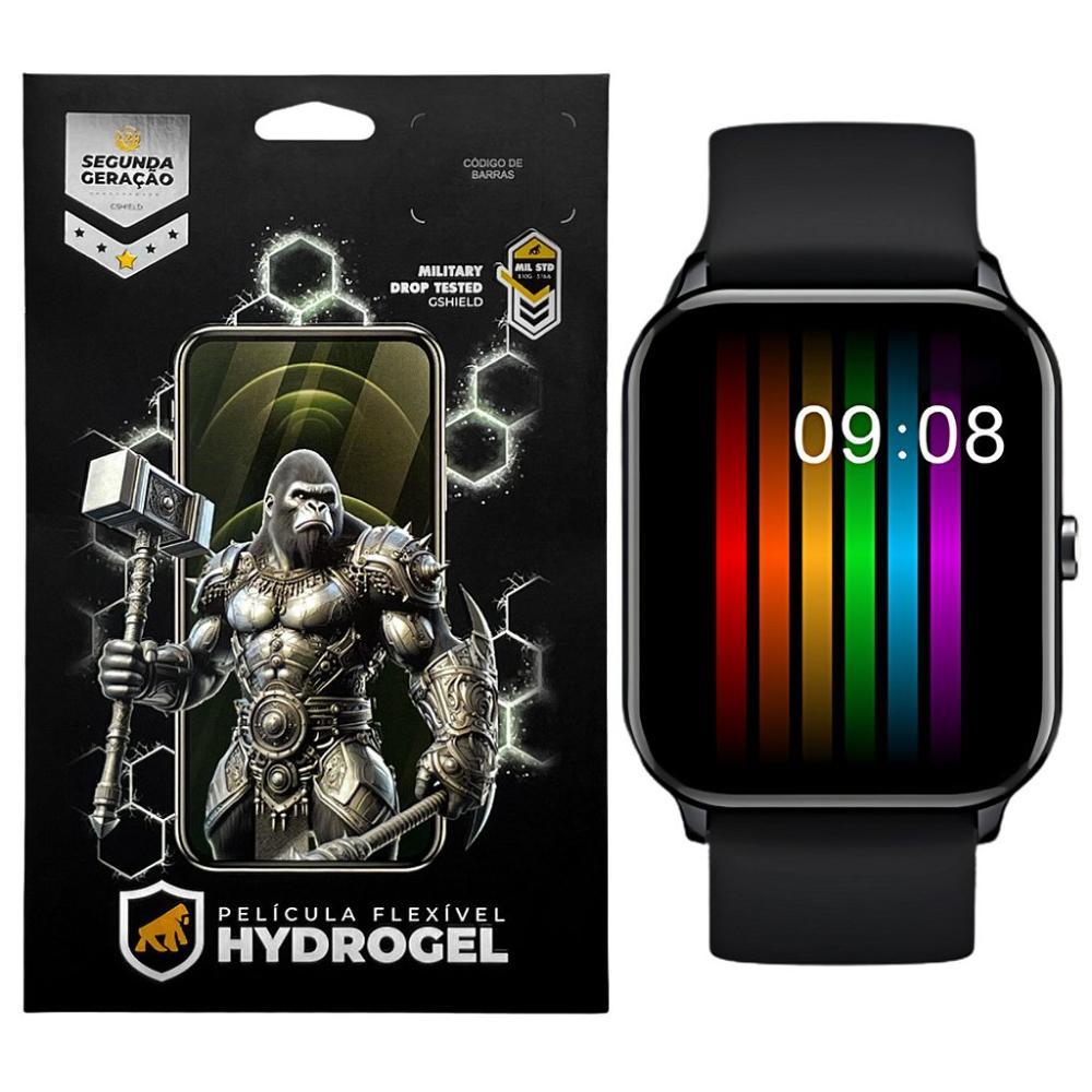 Película para Relógio Smartwatch QCY GTC S1 - Hydrogel HD - Gshield - 1