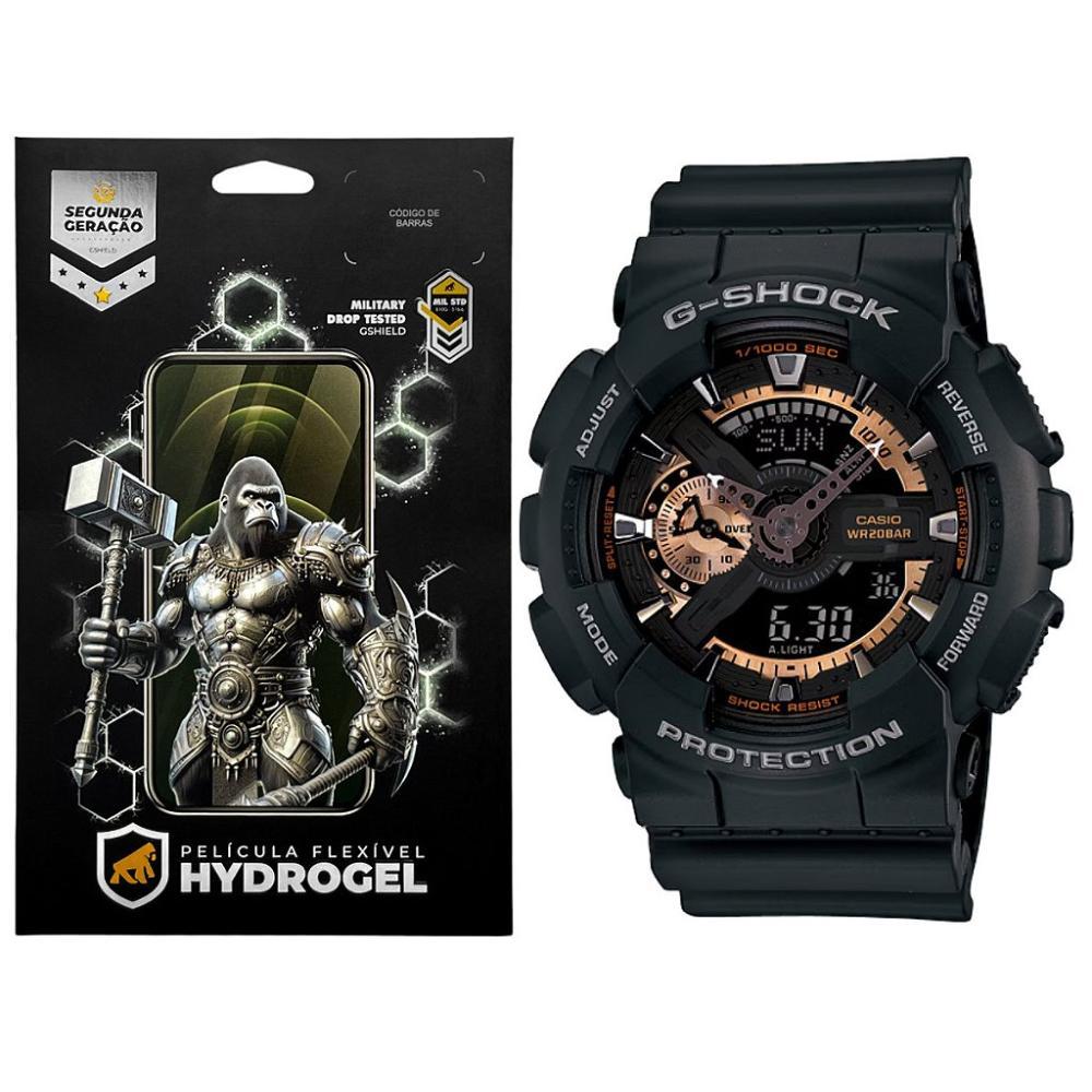 Película para Casio GA-110RG - Hydrogel HD - Gshield - 1
