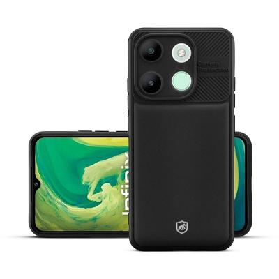 Capa case capinha para Infinix Smart 7 - Symetric Preta - Gshield