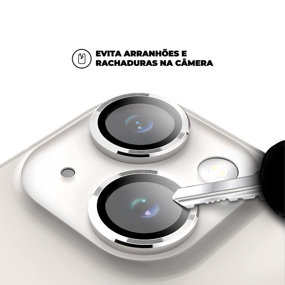 Protetor de Lente One Armor para iPhone 14 - Prata - Gshield - 3