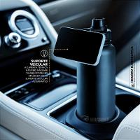 Garrafa Térmica com Suporte MagSafe, Aço Inoxidável - 540ml - Preta -  MagRing - Gshield - 6