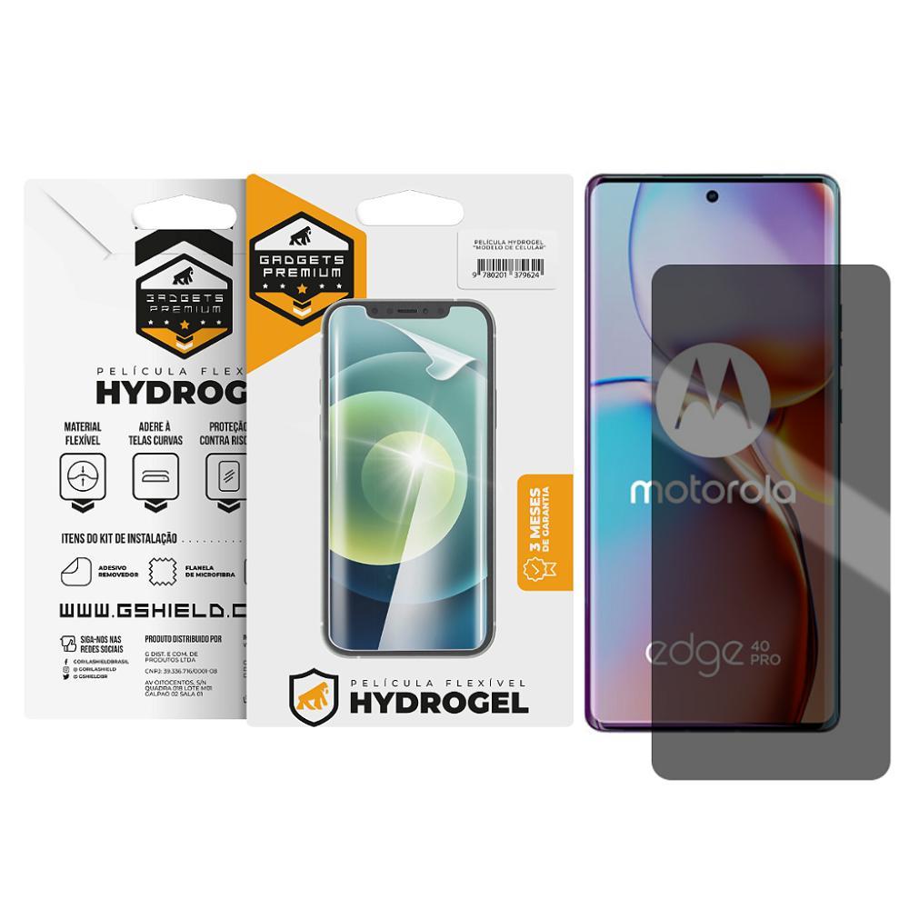 Película Motorola Edge 40 Pro -Privacidade Hydrogel- Gshield - 1