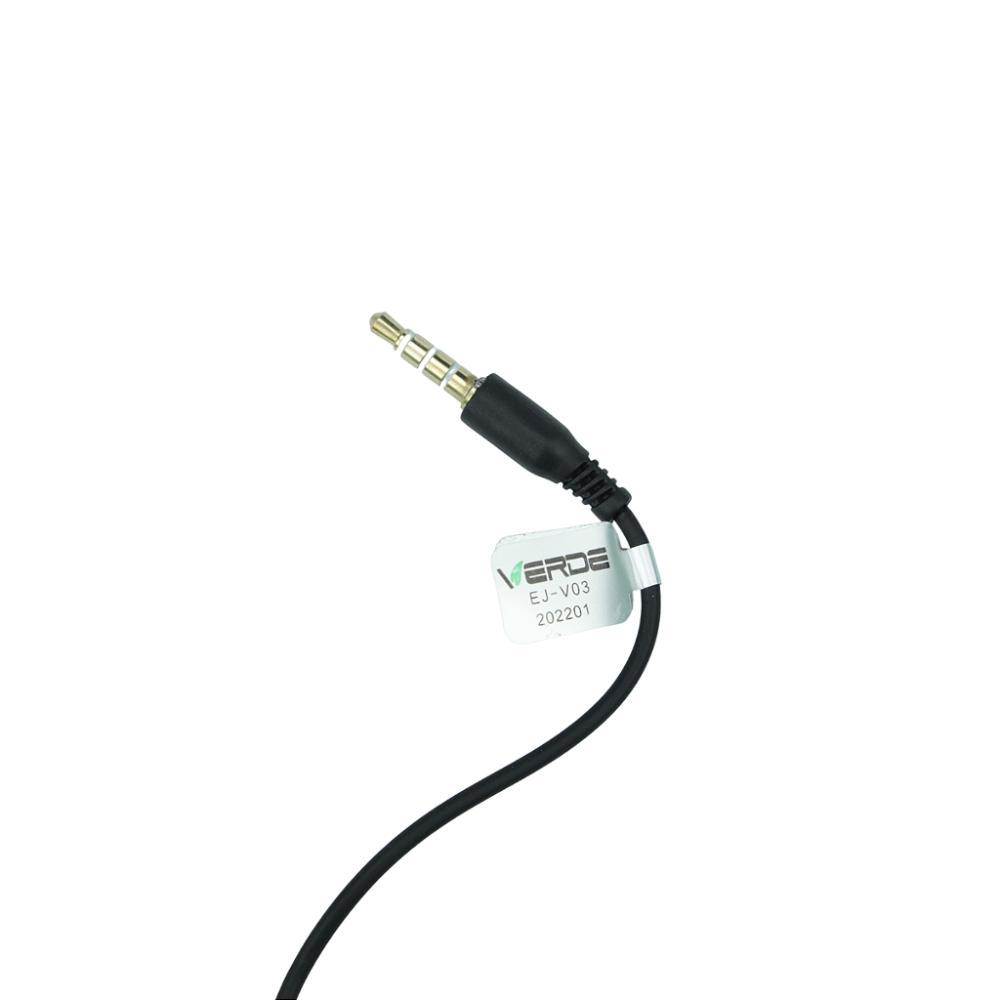 Fone de Ouvido Intra-Auricular - Preto - Verde - 5