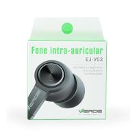 Fone de Ouvido Intra-Auricular - Preto - Verde