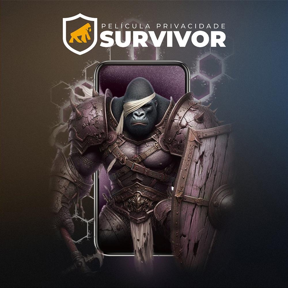 Película para iPhone 15 Pro Max com Aplicador - Survivor Privacidade - Gshield - 8