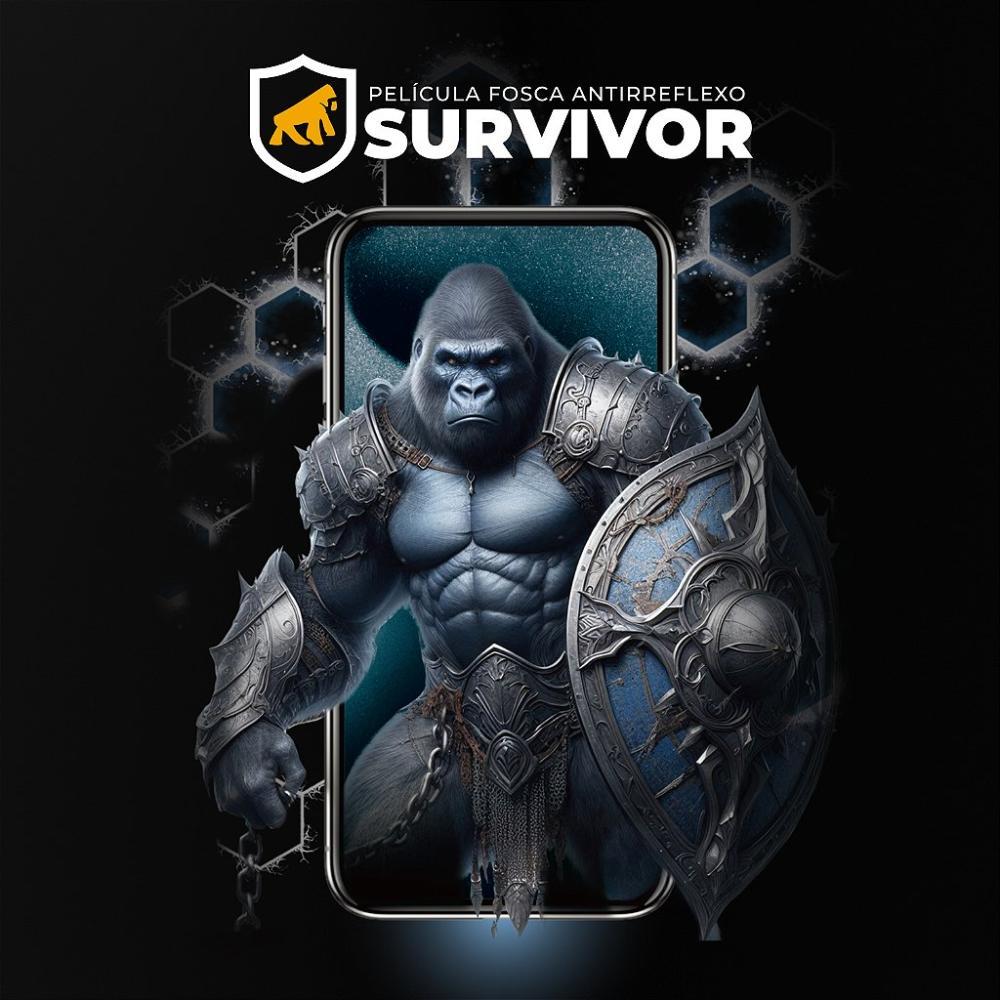 Película para iPhone 15 Pro com Aplicador - Survivor Fosca - Gshield - 2