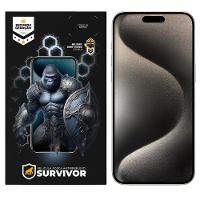 Película para iPhone 15 Pro Max com Aplicador - Survivor Fosca - Gshield - 1