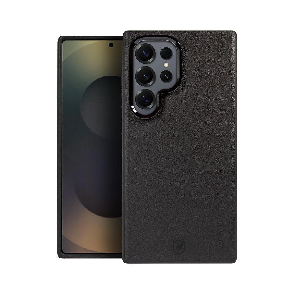 Capa case capinha para Samsung Galaxy S25 Ultra - Couro Dual Magsafe - Preta - Gshield - 1